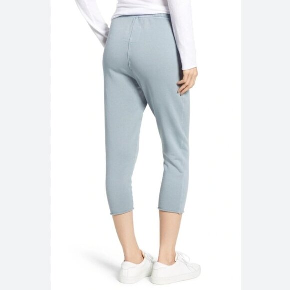 Frank & Eileen Tee Lab Drawstring Triple Fleece Sweatpants Raw Hem Size: XS Pink - Picture 11 of 16